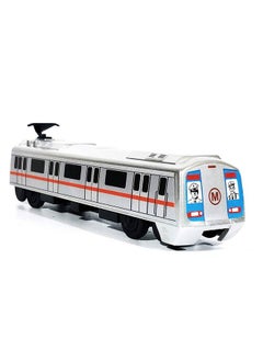 Centy Centy Toys Plastic Pull Back Metro Train, Number Of Pieces: 1, Silver, 36 months  - Image 1