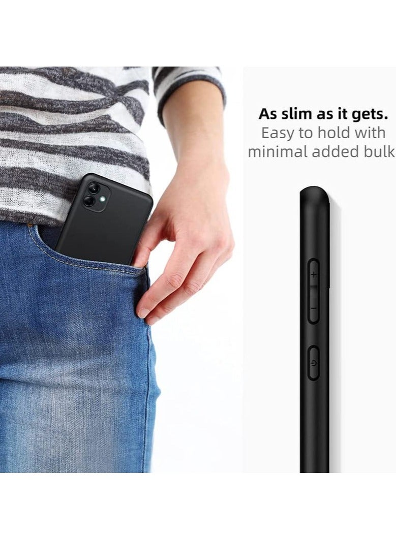 غطاء حافظة سامسونج جالاكسي A05 ناعم ورفيع من السيليكون، غطاء خلفي خفيف الوزن، لمسة نهائية غير لامعة، غطاء واقٍ مقاوم للصدمات، جراب مضاد لبصمات الأصابع مصمم لهاتف سامسونج جالاكسي A05 - Image 3