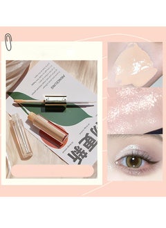 Mei Lifestyle Double Head Liquid Eyeshadow and Eye Concealer - Shiny, Glitter, Pearlescent, Long-Lasting Eye Makeup  - Image 1