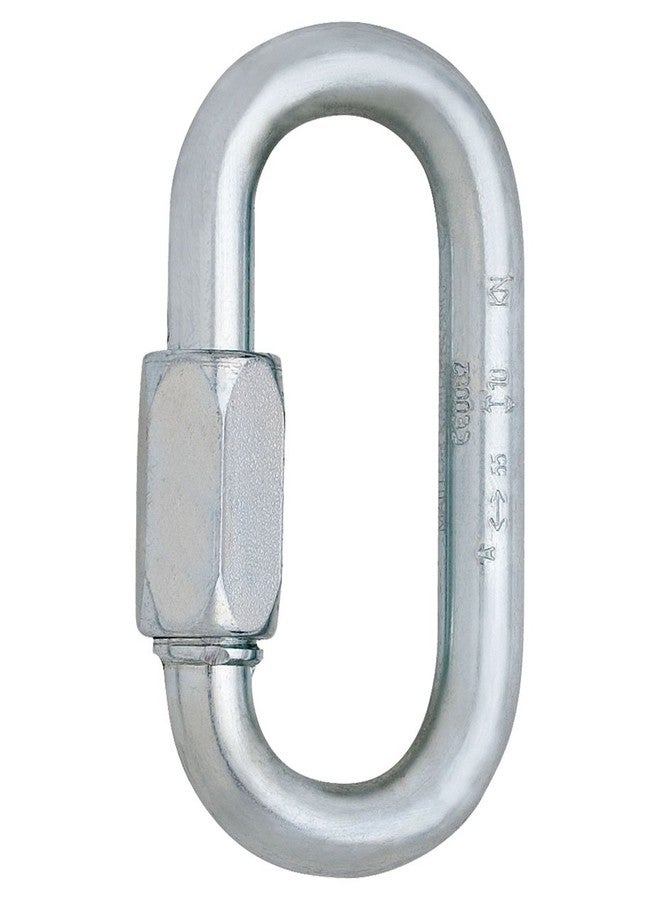 Edelrid Oval Steel Screw Link 10MM - Certified, Heavy-Duty Climbing Carabiner (137g) - CE 0082 Marked - Image 1