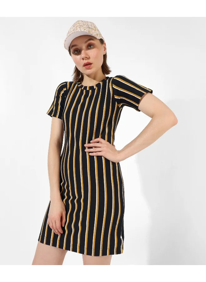 Pinacolada  Women's Multicolor Striped Regular Fit Dress for Women | Best Price UAE