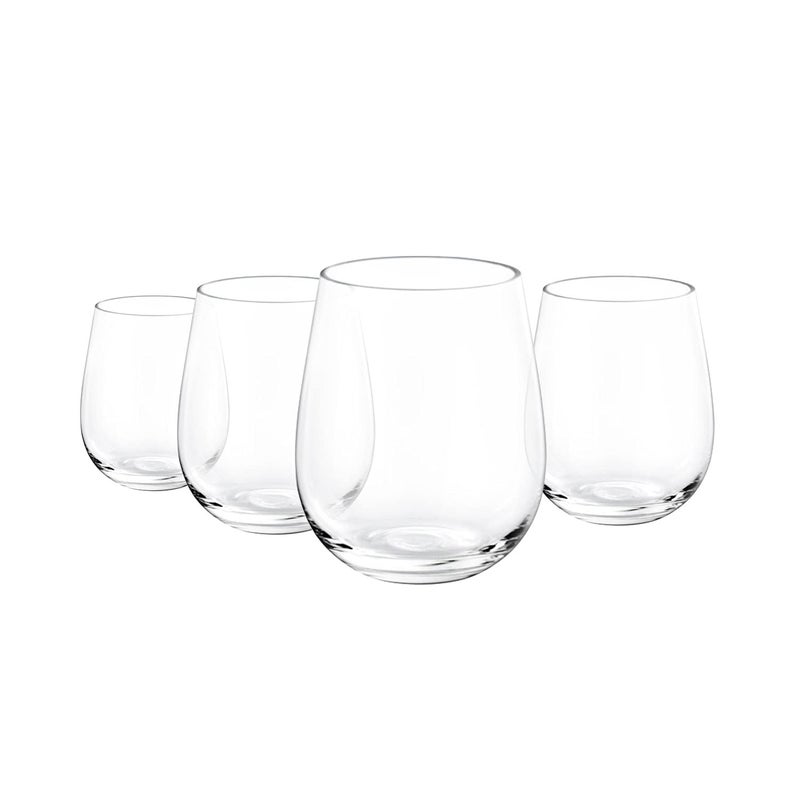 KXWARE Unbreakable 18ounce Acrylic Stemless Wine Glasses set of 4 Clear