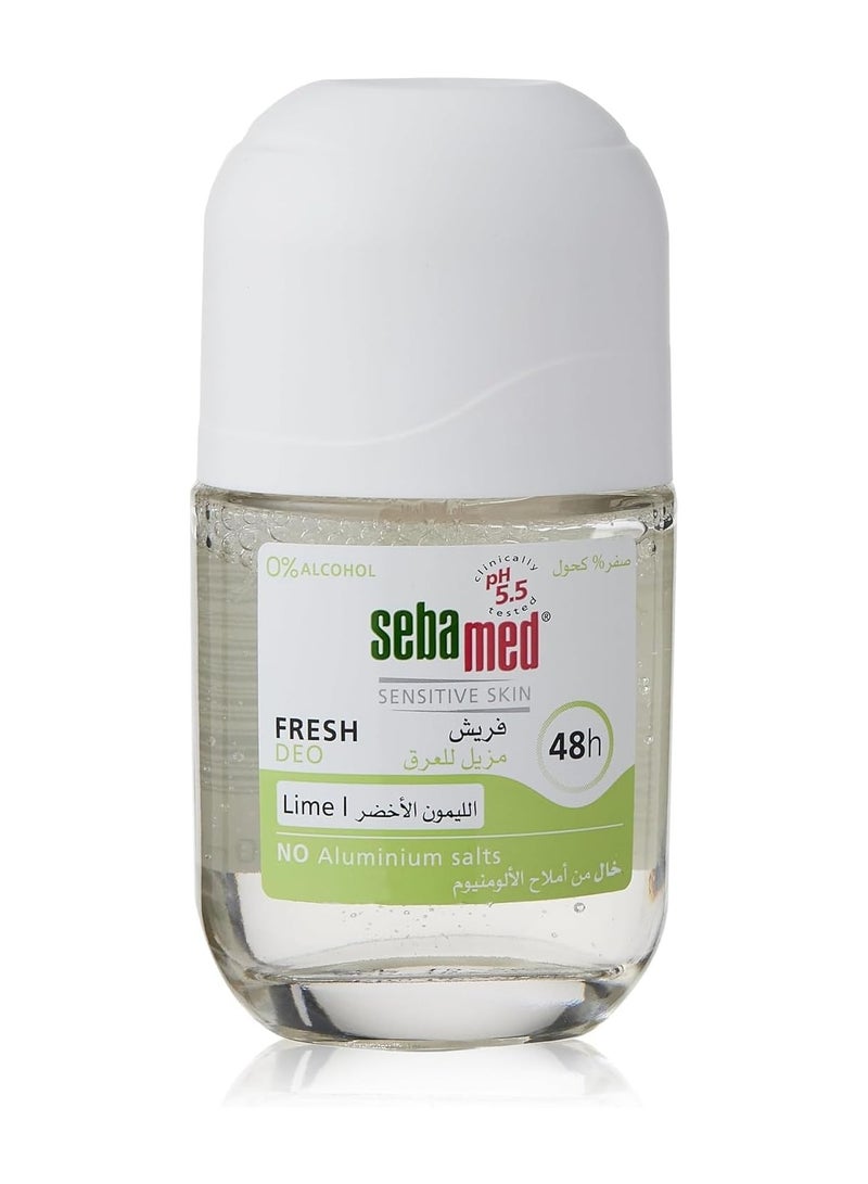 سيباميد مزيل عرق فريش ديو ليمون اخضر  ٤٨ ساعة (رول أون) مزيل رائحة العرق لطيف مع البيسابولول، خالي من الكحول والألومنيوم. - Image 2