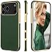 LOHASIC for iPhone 17 Pro Case Leather Slim Luxury iPhone 17 Pro Vegan Leather Case Soft Thin Designer Aesthetic Business Cover for Women Grils Green - Image 2