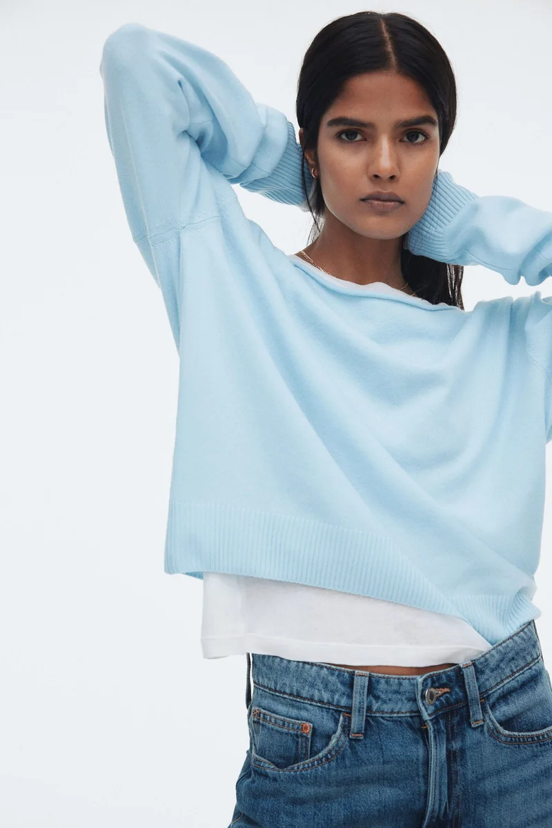 H&M Off-the-shoulder jumper