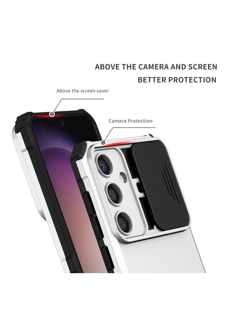 Samsung Galaxy S24 Mobile Phone Case Cover, Innovative Telescopic Bracket, Sliding Protection Camera Window, Bumper Shockproof Phone Back Cover - Image 3