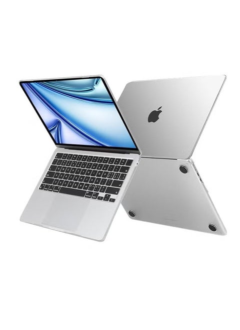 MacBook Air 13.6" Crystal Clear Hard Shell Case | Compatible with MacBook Air M2 (2022) A2681, MLXW3LL/A, MLXX3LL/A, MLXY3LL/A, MLY03LL/A, MLY13LL/A, MLY23LL/A, MLY33LL/A, MLY43LL/A