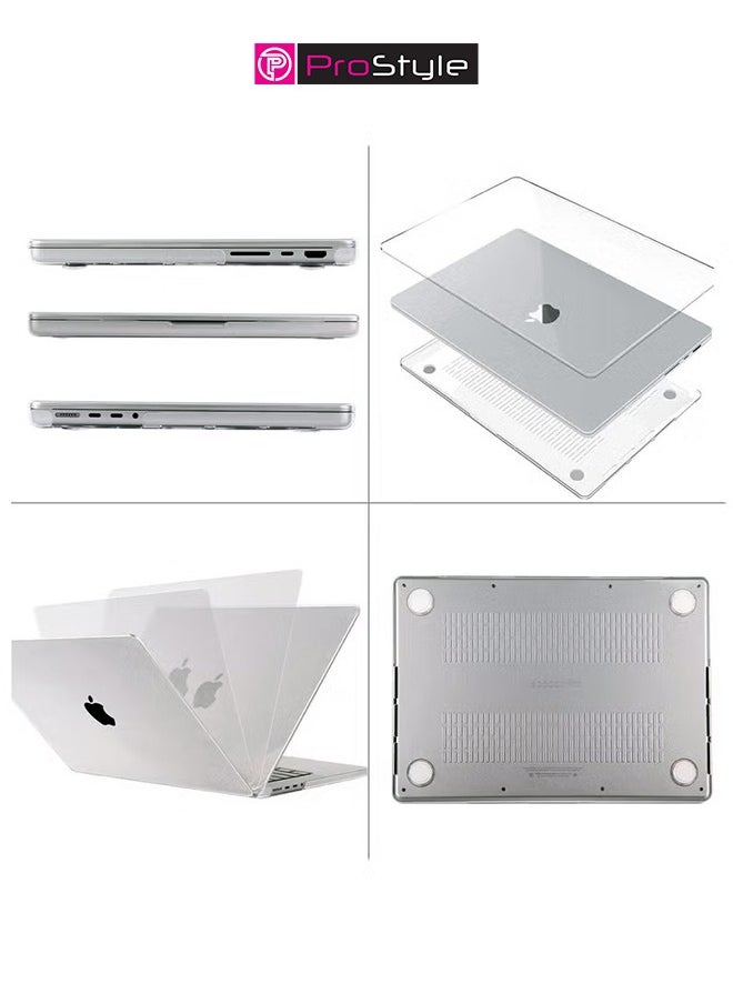 Prostyle - MacBook Air 13.6" Crystal Clear Hard Shell Case | Compatible with MacBook Air M2 (2022) A2681, MLXW3LL/A, MLXX3LL/A, MLXY3LL/A, MLY03LL/A, MLY13LL/A, MLY23LL/A, MLY33LL/A, MLY43LL/A - Image 1