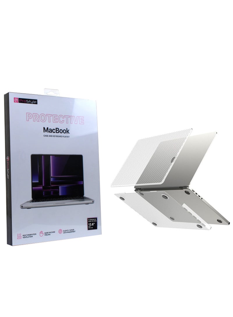 Prostyle MacBook Air 13.6 Inch Hard Shell Case Crystal Clear Cover Compatible with MacBook Air M2 2022 A2681 MLXW3LL/A MLXX3LL/A MLXY3LL/A MLY03LL/A MLY13LL/A MLY23LL/A MLY33LL/A MLY43LL/A - Image 5