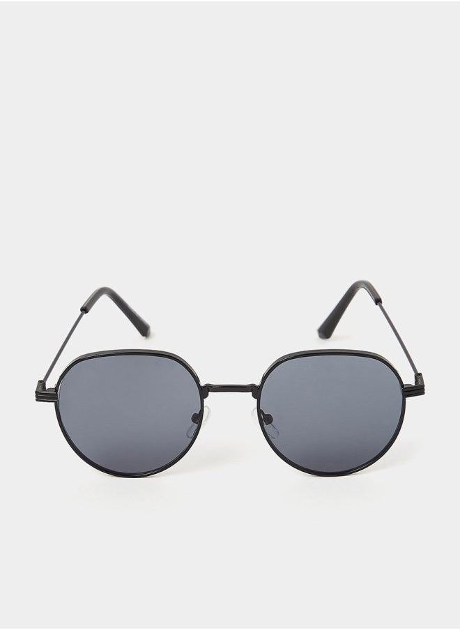 Styli Plain Round Sunglasses with Nose Pad  - Image 2