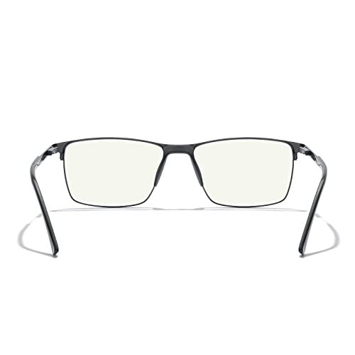 MERRY'S Reading Glasses Fashion Blue Light Blocking Glasses Metal Frame Spring Hinge Readers for Men Eyeglasses - Image 4