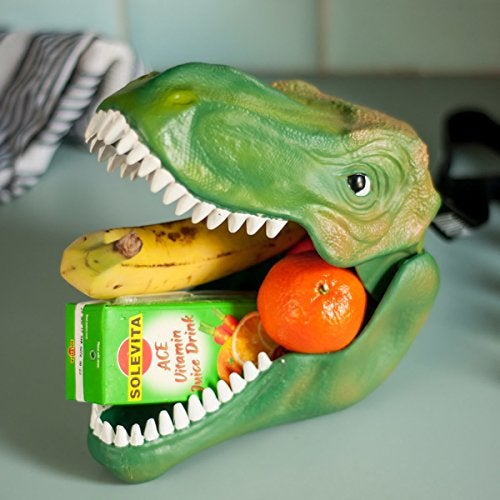 Suck UK Dinosaur Lunch Box - Kids Lunch Box - Dinosaur Bag - Funny Storage - Dino Case - T Rex Head Food Container with Carry Handle - Food Carry Boxes - Dino Gifts - Boys Snack Boxes - Novelty Gift - Image 2