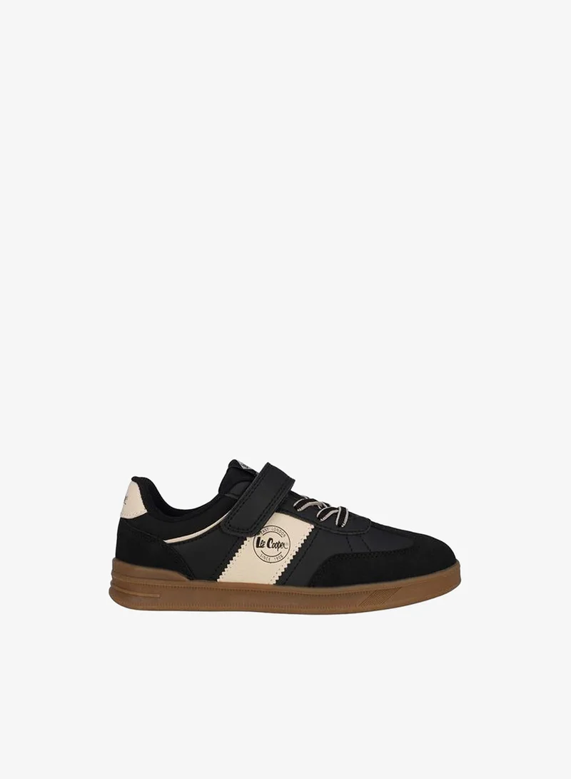 لي كوبر Boys Hook & Loop Ankle Sneakers