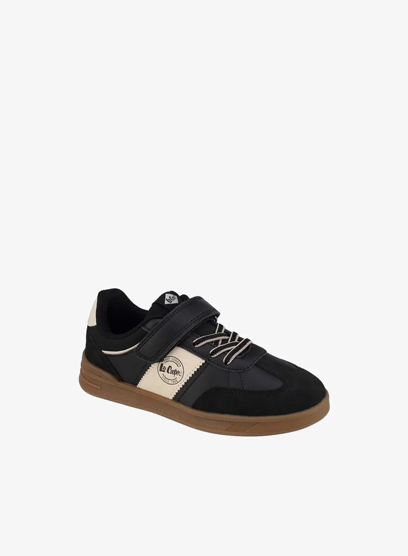 لي كوبر Boys Hook & Loop Ankle Sneakers