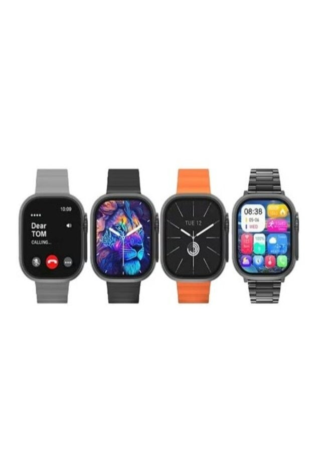 HainoTeko SQ10 Ultra 2 AMOLED Display Smart Watch With 4 Spair Strap and Wireless Charger for Gents and Boys - Image 4