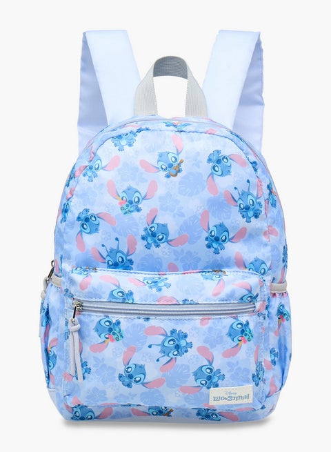 حقيبة ظهر مدرسية بطبعة ستيتش للبنات مع أحزمة كتف قابلة للتعديل
