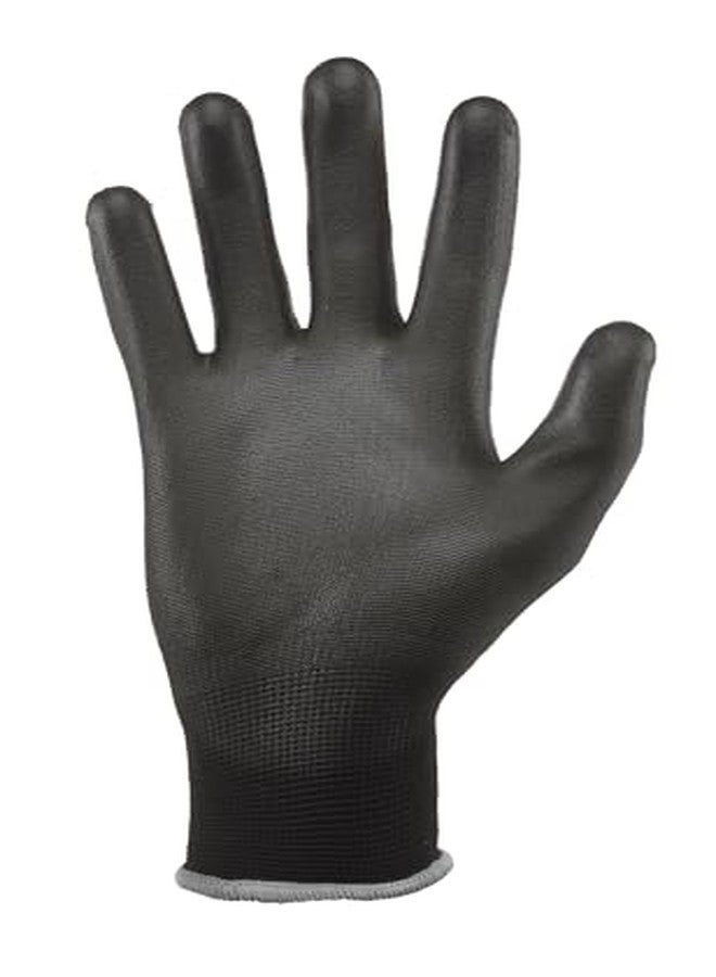 grease monkey Gorilla Grip Work Gloves, Never Slip Maximum Grip All-Purpose, Gloves for Men, Superior in Wet, Dry, Oily Conditions, Polymer Palm, Extra Large Size, 5 Pairs, Black/Blue | 25058-25 - Image 4