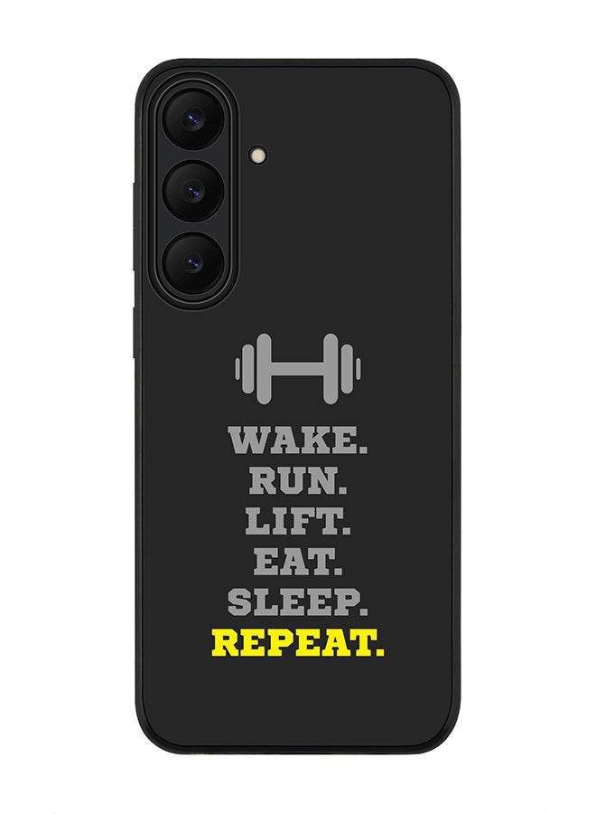 For Samsung Galaxy S25 FE Case,Slim fit Camera Protection, Shockproof Thin Phone cover  - Routine (Grey)