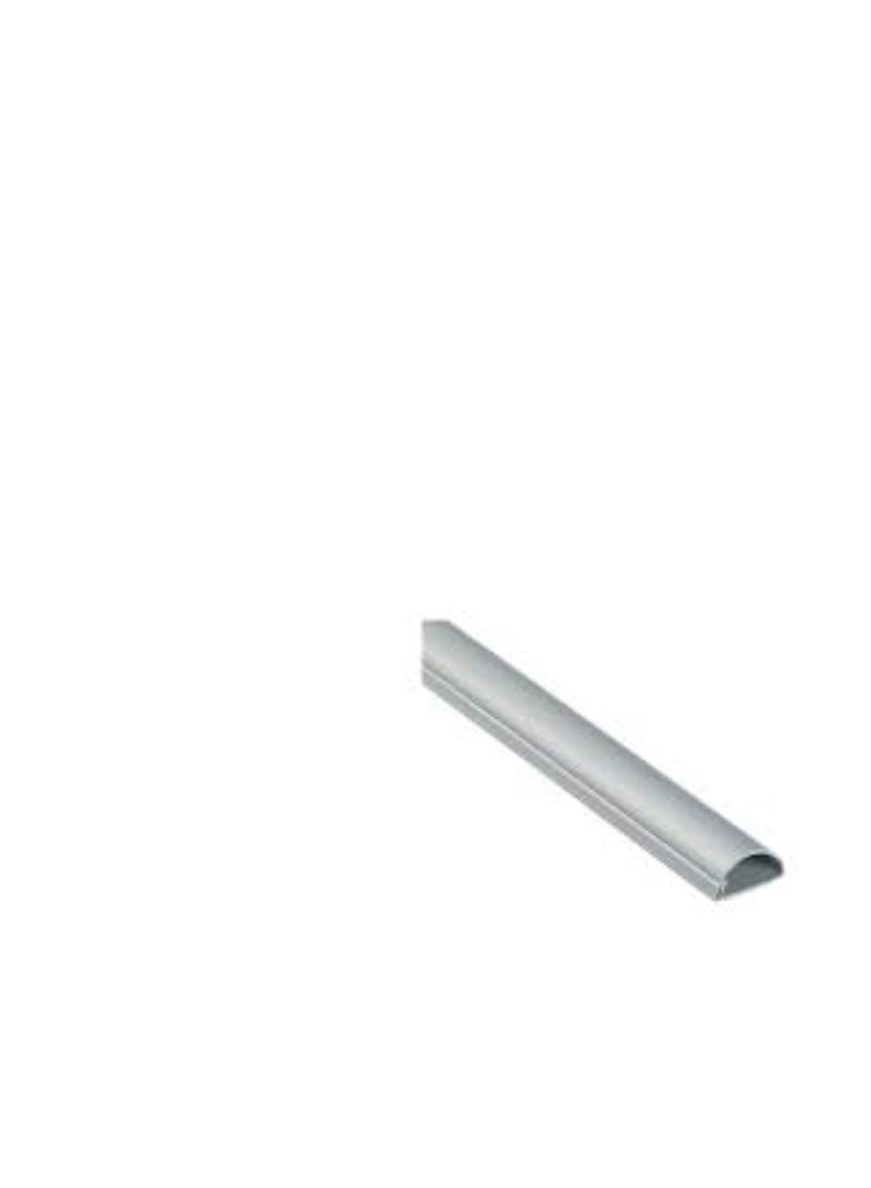 KNP KNP PVC Floor Trunking 50mm x 15mm is a compact and efficient cable management solution designed to keep your cables organized protected and discreetly concealed.  - Image 1