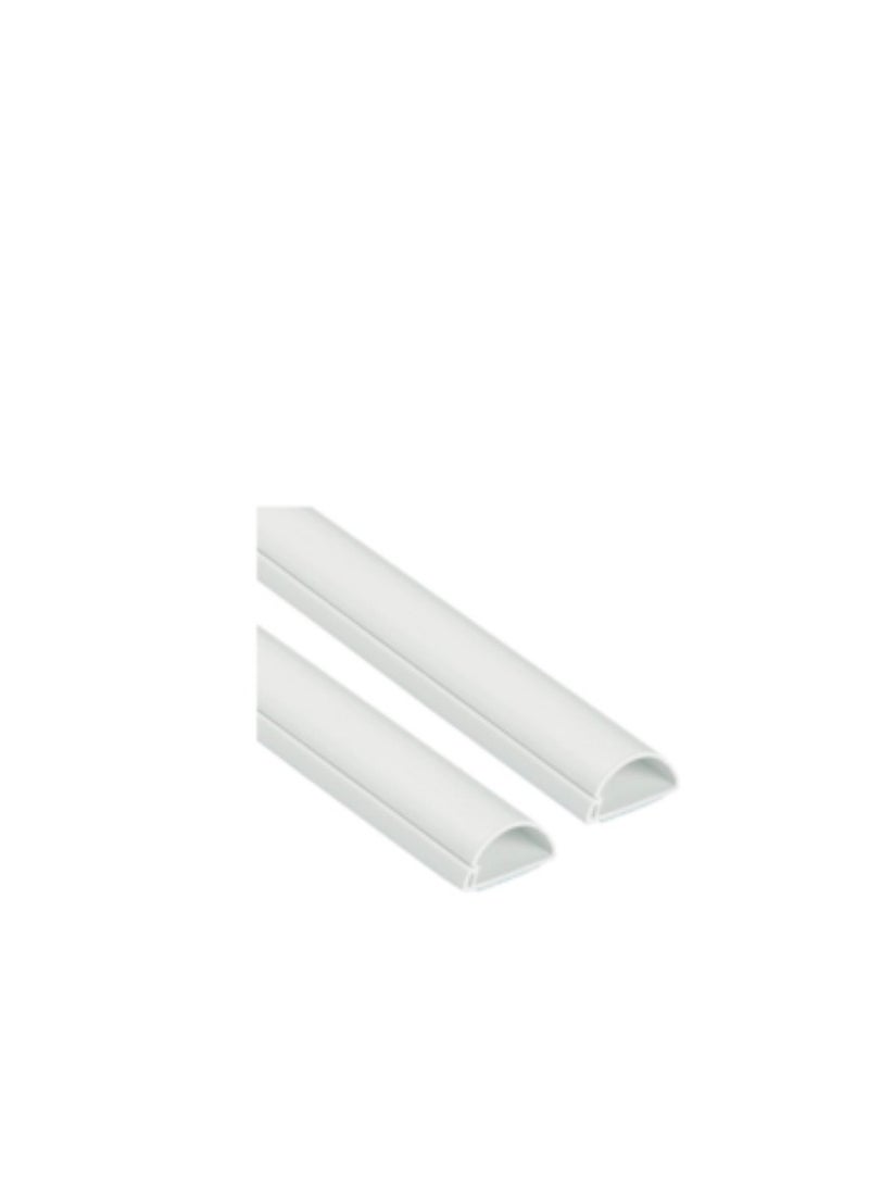 KNP KNP PVC Floor Trunking 50mm x 15mm is a compact and efficient cable management solution designed to keep your cables organized protected and discreetly concealed.  - Image 2