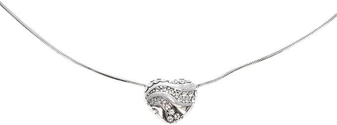 GUESS 16-18'' Heart Waves Snake Chain Short Necklace  - Image 2