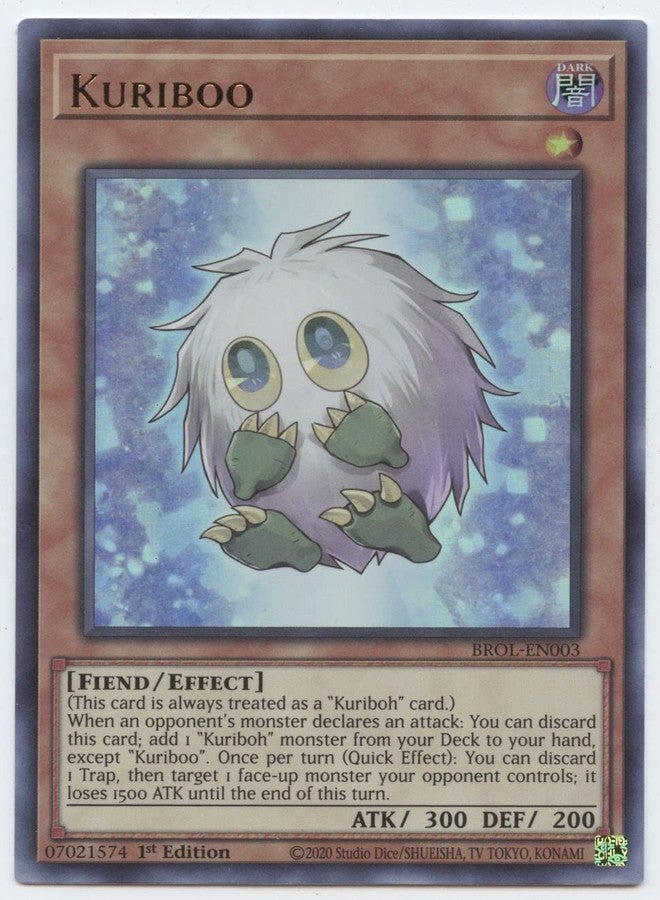 Yu-Gi-Oh! Kuriboo - BROL-EN003 - Ultra Rare - 1st Edition