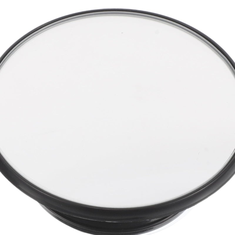 2Pcs Black Round Blind Spot Mirrors with Suction Cup 360 Degree Wide Angle Convex Rear View for Car SUV Truck - Image 4