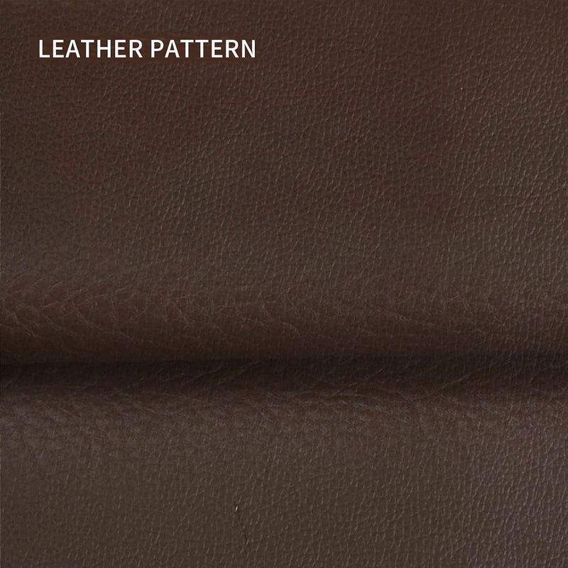 FELKER Sofa Leather Stickers selfAdhesive Leather Repair Stickers Simulation Leather Used in Sofas Furniture Driver SeatsDark Brown - Image 4