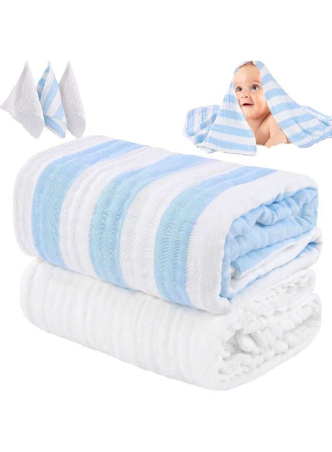 HardNok Muslin Baby Bath Towel Set - Image 1