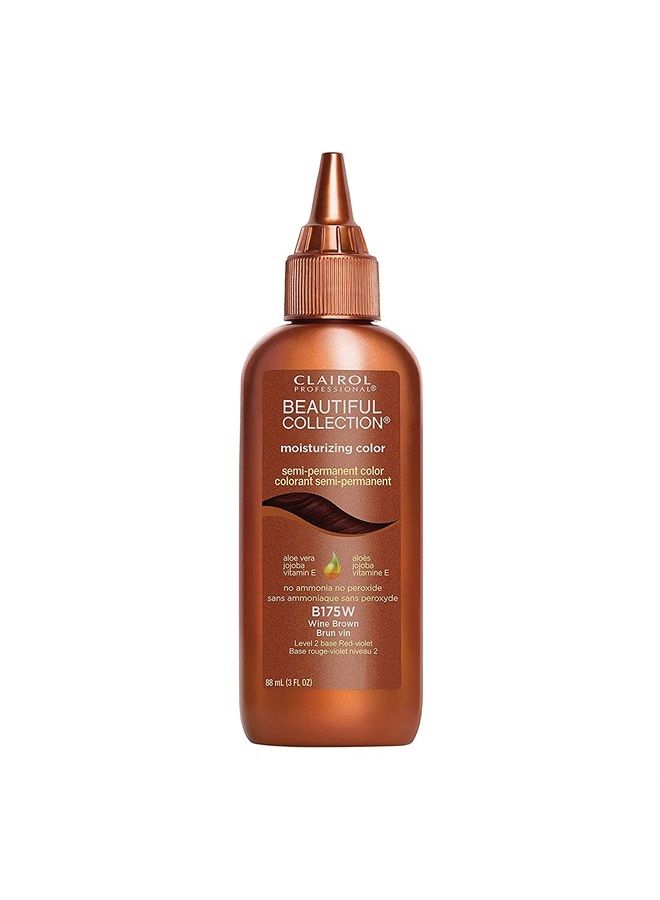 CLAIROL PROFESSIONAL مجموعة جميلة من لون الشعر، 175 واط بني نبيذي، 3 أونصات - Image 1