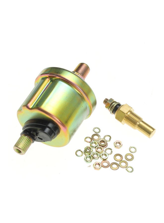 Loquat 3-In-1 Vehicle-Mounted Voltmeter Water Thermometer Oil Pressure Gauge With 3 Hole Bracket - Image 2