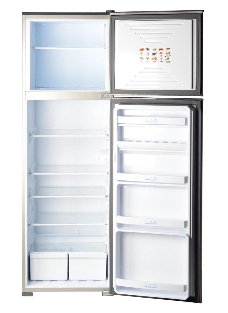 siltal - Siltal Defrost Refrigerator, 12 Feet, 2 Doors, FB32 - Silver - Image 1