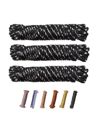 Pack of 3 | Black Polypropylene Cords | Durable Multi-Purpose Line for Gardening, Boating, Camping, Hauling, Construction, and Beyond | Adaptable, Weather-Resistant, and Built to Last | 10m Each - pzsku/Z595776035E3FFDA0FAE9Z/45/_/1727168178/49e99f8d-874f-4795-8c63-df9cf468e09b