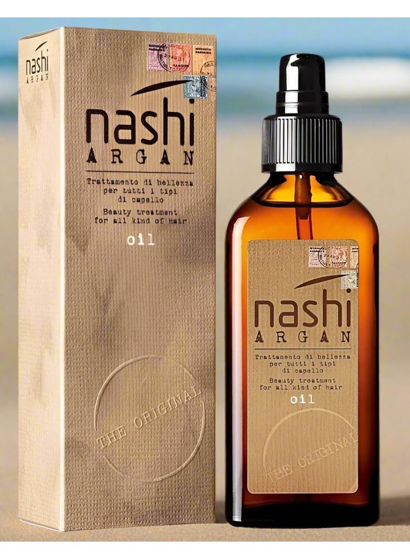 ناشي أرجان زيت ناشي أرغان للعناية بالشعر، علاج تجميلي لجميع أنواع الشعر 100 مل - Image 2