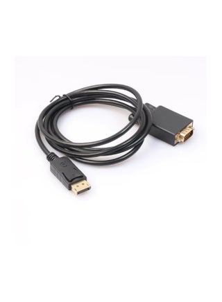 Display Port to VGA Cable, DP to VGA Cable Male to Male Gold Plated for Computer, Laptop, PC, Monitor, TV, Projector 1.8M - view 3