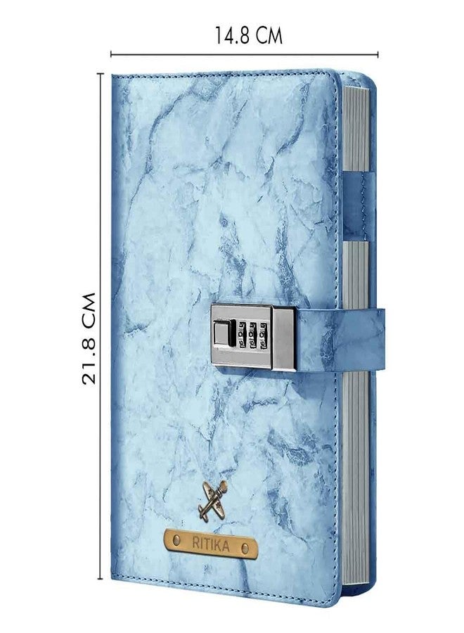 Nutcase Customized Diary with Name and lock - Premium PU Leather Diaries with Pen - Image 4