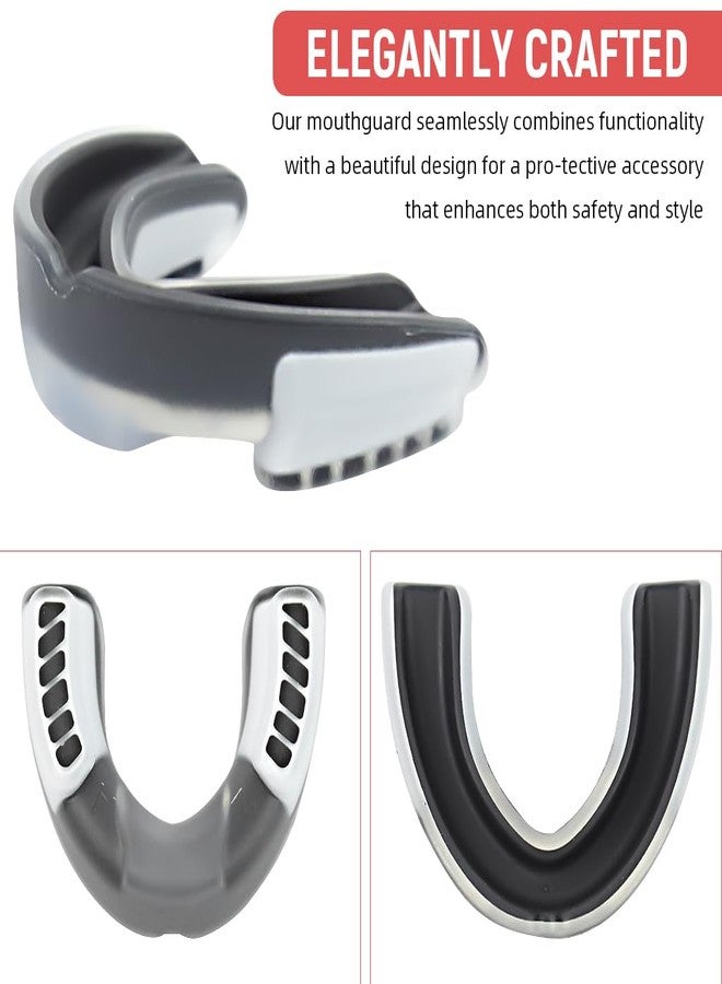 Proberos® High-Density EVA Boxing Mouthguard for Upper Teeth, Shock-Absorbing Teeth Guard with Ergonomic Fit, One Size for Adults & Teens, Ideal for MMA & Contact Sports, Includes Storage Case - Image 4
