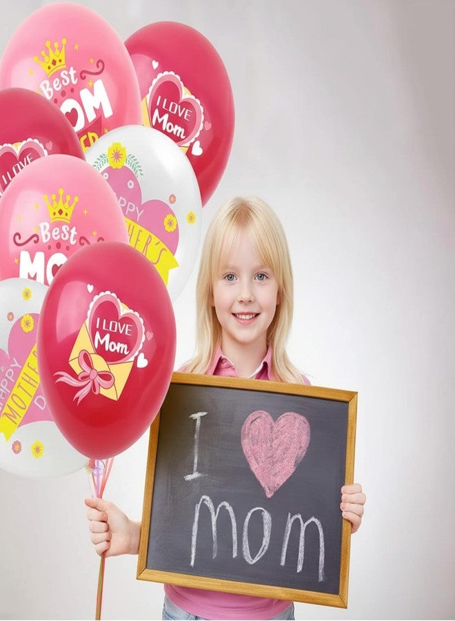 مجموعة زينة لافتة عيد الأم السعيد، لافتة كبيرة لعيد الأم مع 18 بالونًا مكتوبًا عليها "أفضل أم على الإطلاق"، مناسبة لعيد الأم، للاستخدام الداخلي والخارجي، لافتة ترحيب بالمنزل، لافتة للحديقة أو السياج، لوازم وديكورات الحفلات. - Image 5