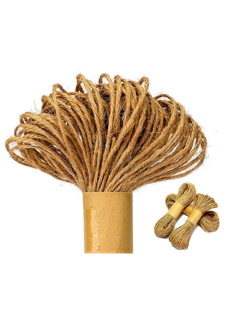Natural Color Jute Thread Twisted Rope for DIY Art and Craft Projects and Decoration - Image 2