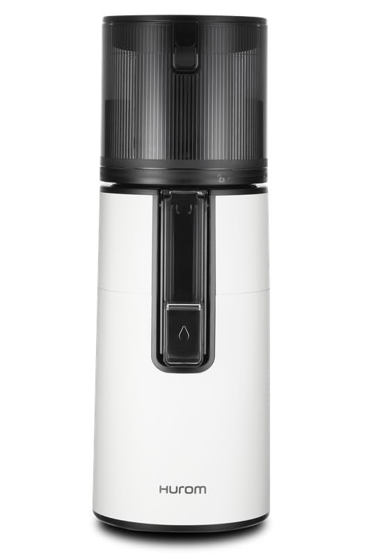 Hurom H400 Cold Press Juicer Machine, Award Winning Masticating Slow Juicer, Easy to Clean, Strainer & Hands Free with Self Feeding, Wide Mouth Hopper, Easy Assembly (White) - Image 1