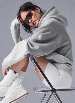 alo alo color matching hoodie patchwork top  - Image 4