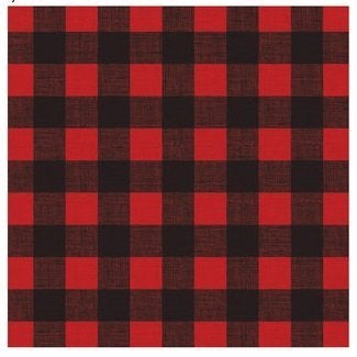 The Paper Studio Buffalo Outdoor Plaid Red/Black - 12X12 Scrapbook Papers - 4 Sheets - Image 2