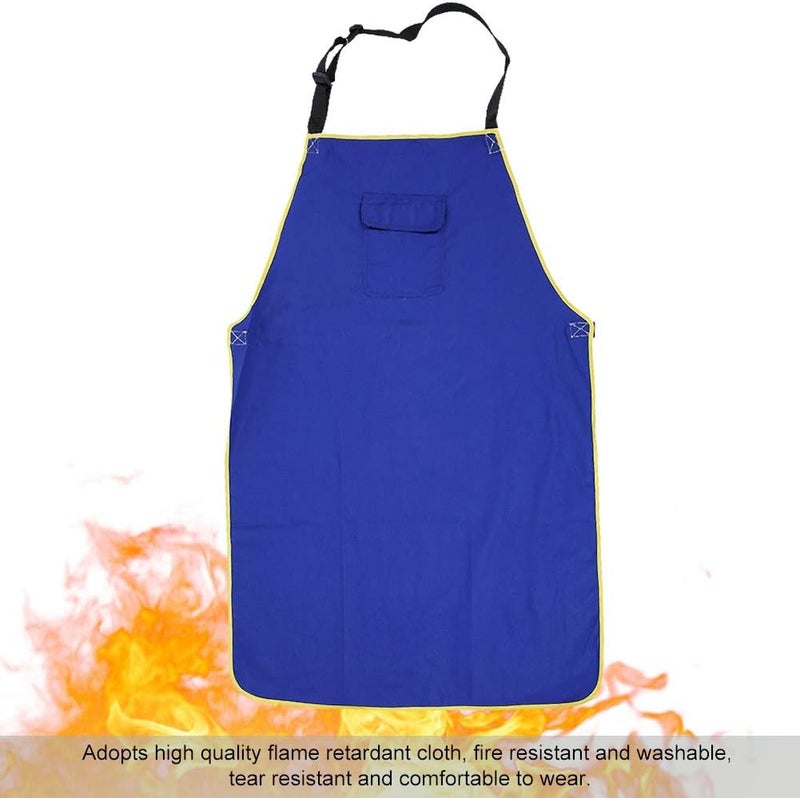 comfrt Welding Work Apron, Durable Flame Retardant Welding Apron Fire Resistant Safety Welder Protection Work Apron Suit for Workshop Studio Multifunctional Aprons Canvas - Image 1