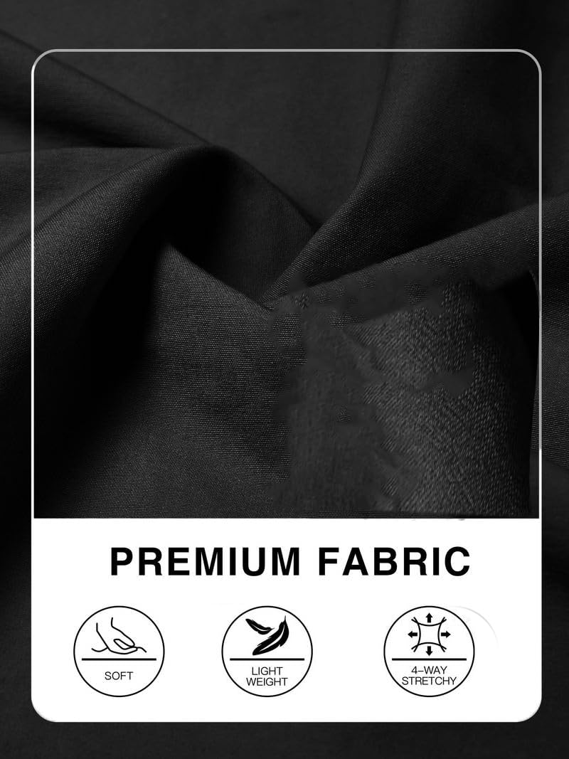 TOPLOT Men's Casual Pants | Comfortable Fit Design | Clean Look Structure | Versatile Easy Movement Fit | Stylish Everyday Wear | Perfect for Casual & Travel Use (5223_32_Black) - Image 2