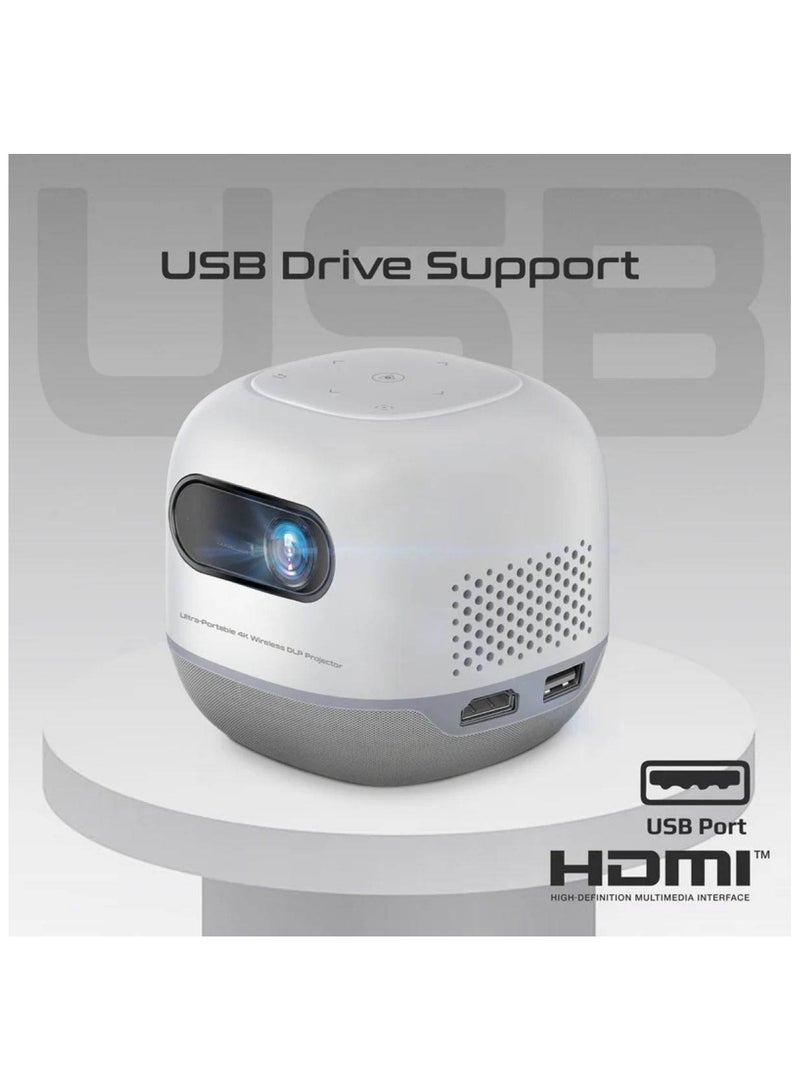 Ultra-Portable 4K Wireless DLP Projector with touch controls  - Image 3