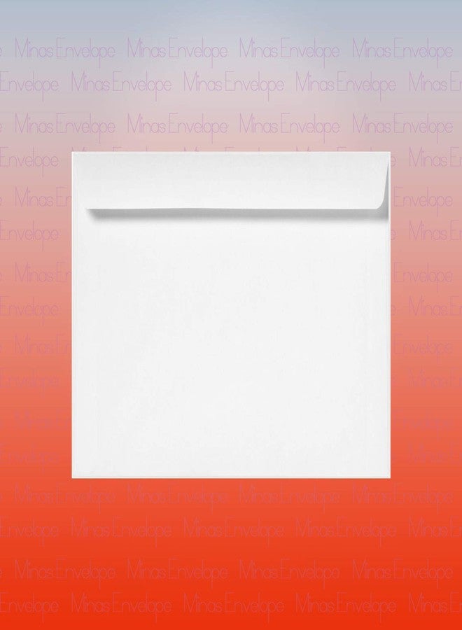 Minas Envelope 100 Minas Envelope - 10 x 13 Inch White Booklet Envelopes, Heavy 28lb Paper, Side Opening, Gummed Flap, 100 Count - Image 1