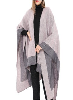 Womens Blanket Shawls Wraps Winter Printed Open Front Poncho Cape Plaid Shawls for Women Pink - pzsku/Z5958A417EA63594678C5Z/45/_/1692790140/623fb023-6985-4bf0-a65f-bb08beb66c0f