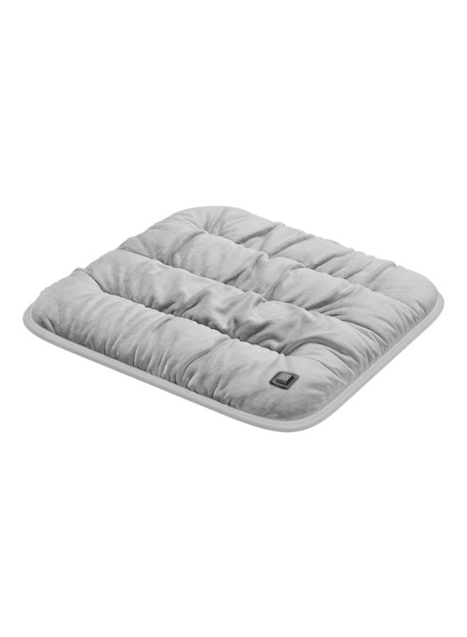 GREEN LION Electric Heat Pad Heated Seat Cushion with Breathable Fabric & Portable & Lightweight / Even Heat Distribution / Heating Temp: 35-58°C / Heating Modes: 4 Levels For 30 Sec - Grey - Image 1
