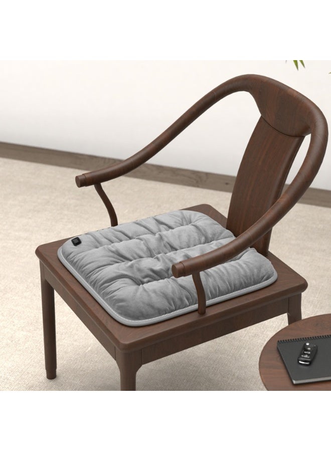 GREEN LION Electric Heat Pad Heated Seat Cushion with Breathable Fabric & Portable & Lightweight / Even Heat Distribution / Heating Temp: 35-58°C / Heating Modes: 4 Levels For 30 Sec - Grey - Image 2