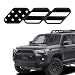 Eponcia TRD Emblem for Front Grill TriColor Grille Decor Badge Grille Insert Trims for Toyota Tacoma 4Runner Tundra Logo Label Car Decoration Accessories for Mesh Slotted GrillBlack USA Flag - Image 2